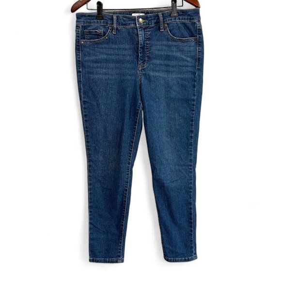 Jessica Simpson Jeans Womens Size 10 Blue High Rise Ankle Cotton Blend Stretch - Picture 1 of 15